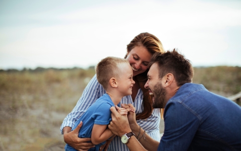 family laughing